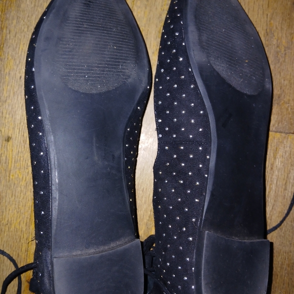 Pointy toe flats with wrap around laces - Picture 5 of 5